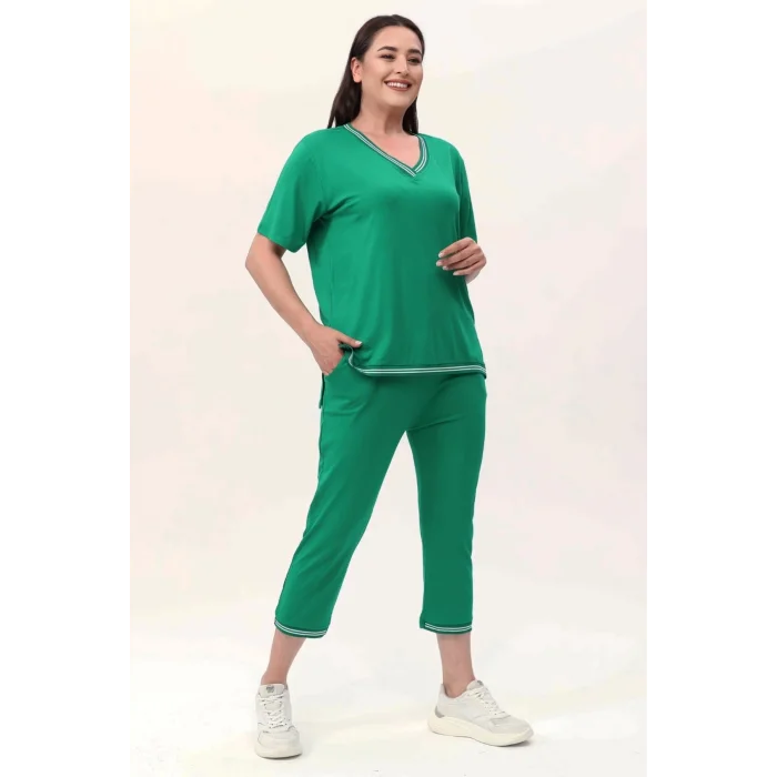 Örme Şerit Detaylı Takım