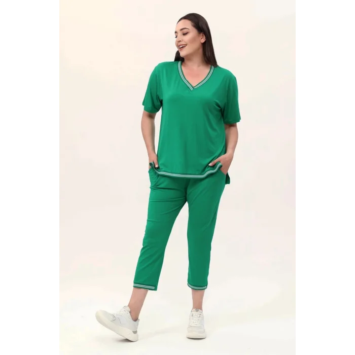 Örme Şerit Detaylı Takım