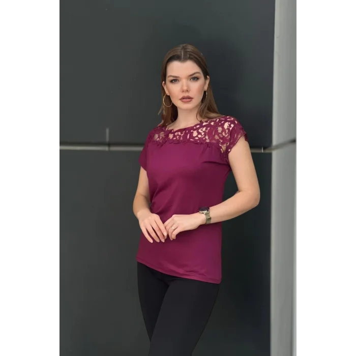 Robası Güpür Bluz