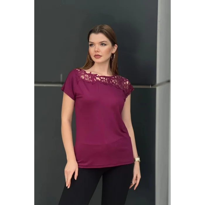 Robası Güpür Bluz