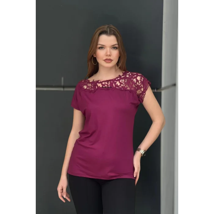 Robası Güpür Bluz