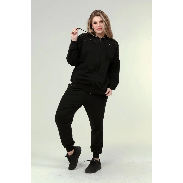 Taş Baskılı İncili Eşofman Takım