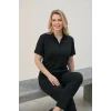 Gömlek Yakası Taşlı Bluz