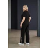 Leopar Desen Gömlek Yaka Takım
