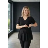 Eteği Şifon Cepli Bluz