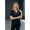 Yakası Kolları İnci Detaylı Bluz