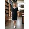 Gömlek Yaka Omuz Şeritli Elbise