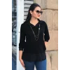 İçten Gömlek Çıkmalı Bluz