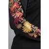 Kolları Nakışlı Yırtmaçlı Sweatshirt