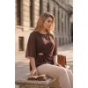 Kolları Şifon Tokalı Bluz