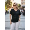 Pul Parçalı Bluz