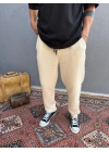 Krem Krinkıl Keten Jogger