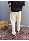 Krem Krinkıl Keten Jogger