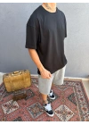 Siyah Basic Oversize T-Shirt