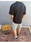Siyah Basic Oversize T-Shirt