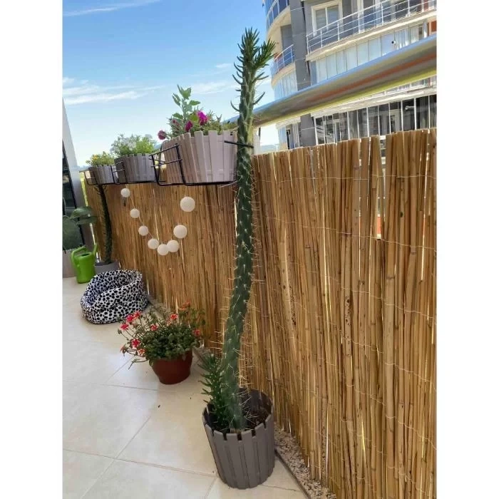 1 Metre x 5 Metre Hasır Çit Balkon Çiti Bahçe Çiti Gölgelik