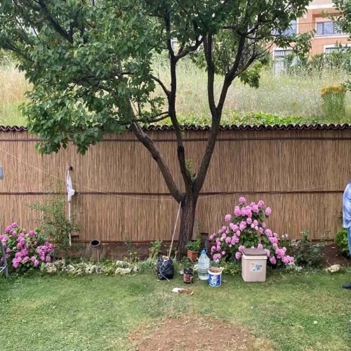 1,50 Metre x 5 Metre Hasır Çit Balkon Çiti Bahçe Çiti Gölgelik