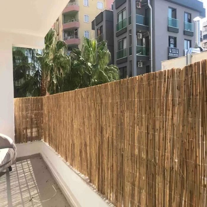 2 Metre X 2,50 Metre Hasır Bahçe Çiti Balkon Çiti Gölgelik ve Dekorasyon