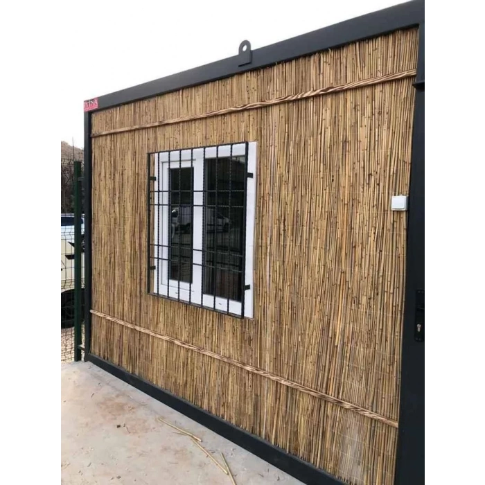 2,50 Metre x 3 Metre Hasır Bahçe Çiti Balkon Çiti Gölgelik ve Dekorasyon