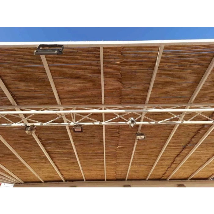 2,50 Metre x 3 Metre Hasır Bahçe Çiti Balkon Çiti Gölgelik ve Dekorasyon