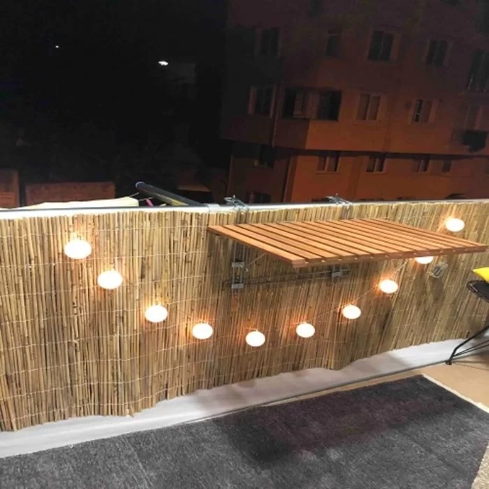 50 cm x 3 Metre Hasır Balkon Çiti