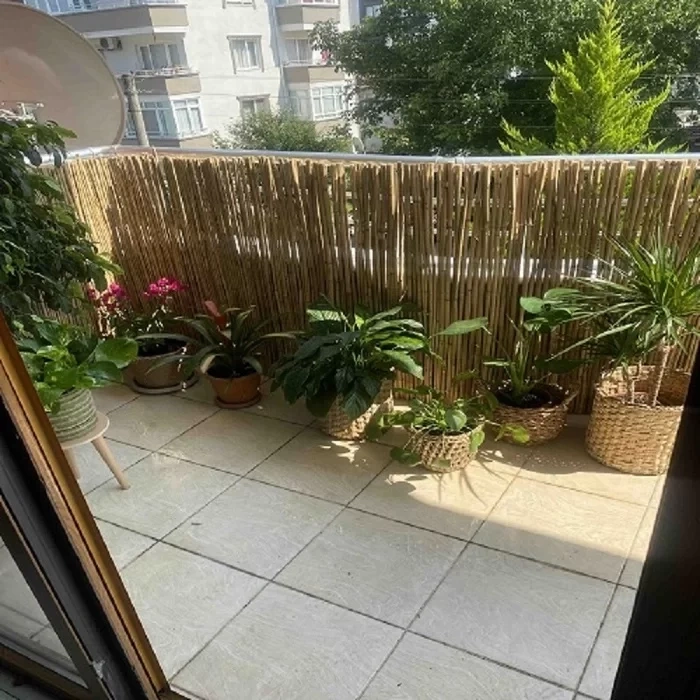 70 cm x 2,50 Metre Hasır Balkon Çiti