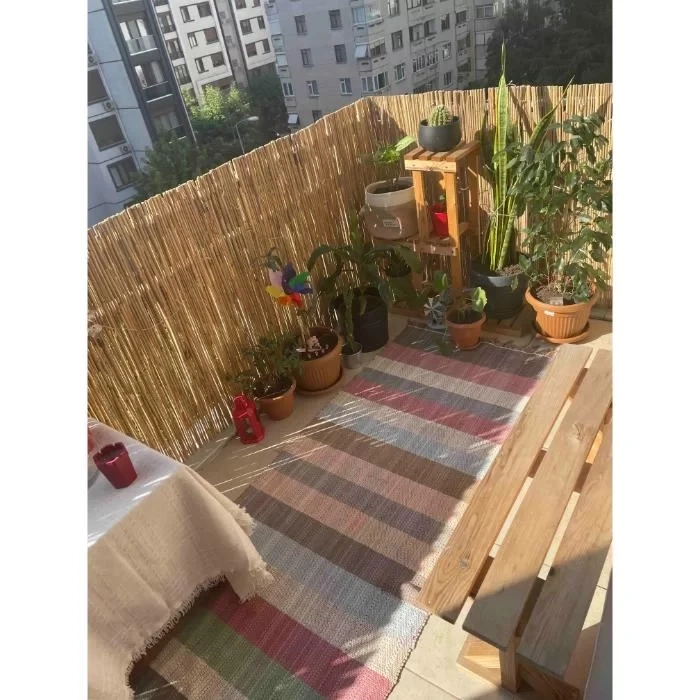 80 cm x 5 Metre Hasır Balkon Çiti