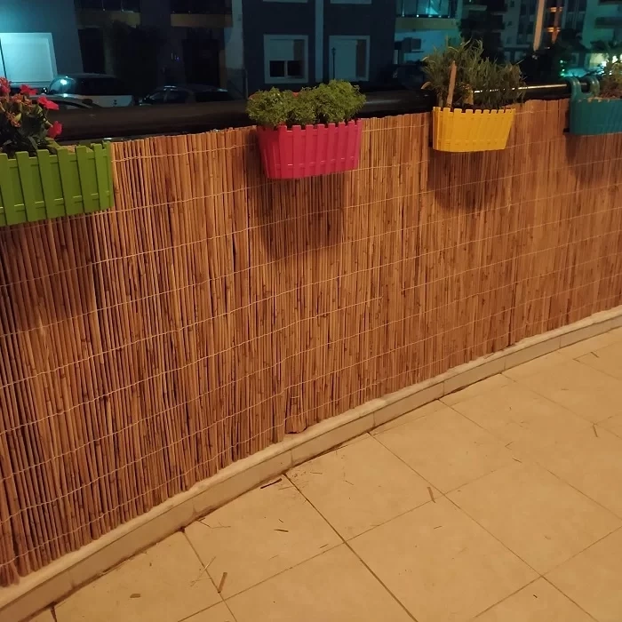 90 CM X 2,50 Metre Hasır Balkon Çiti