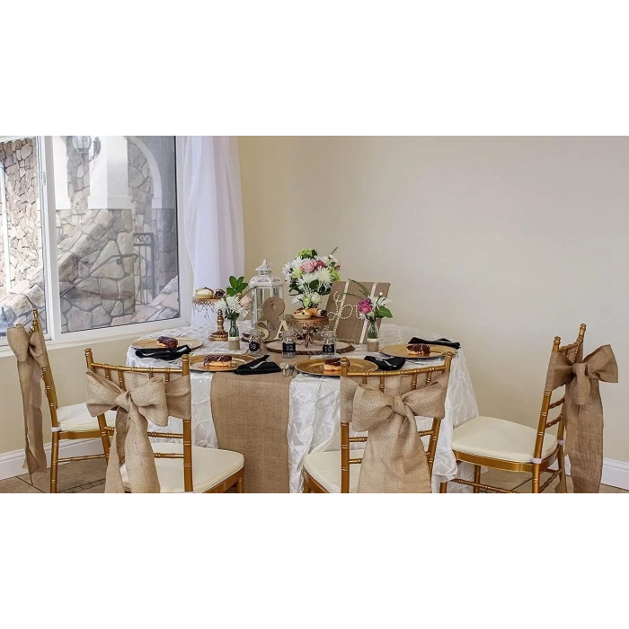 Hasır Keten Jüt Kumaş Telis Naturel 1 metre x 2 metre