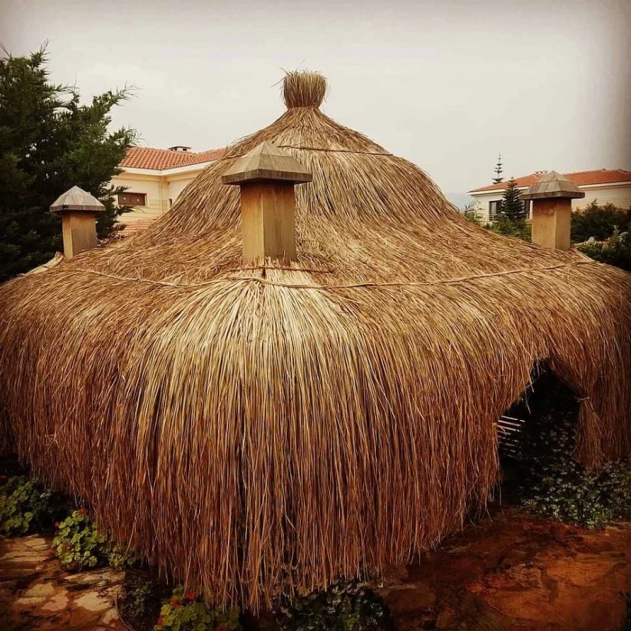 Hasır Püskül Otu Saçaklı Ot 1,50 Metre x 2 Metre