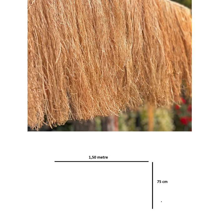 Hasır Püskül Otu Saçaklı Ot 1,50 Metre x 75 cm