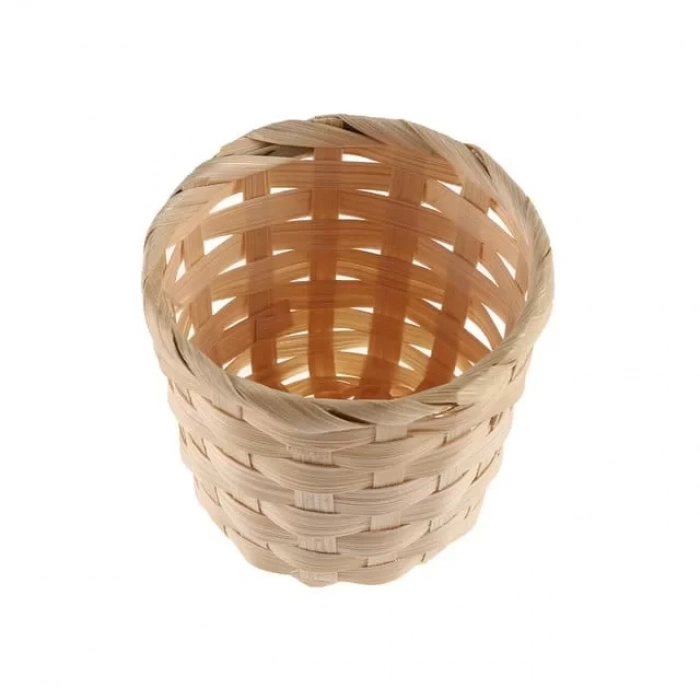 Mini Hasır Saksı Masa Üzeri Cam Önü Saksısı 2 Adet