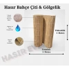 1 Metre x 5 Metre Hasır Çit Balkon Çiti Bahçe Çiti Gölgelik