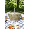 Büyük Boy XXL Hasır Kapaklı Piknik Sepeti