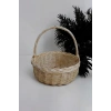 Hasır Sepet Kulplu Çok Amaçlı Kullanım Söz Nişan Yılbaşı Hediye Sepeti