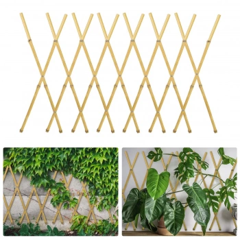 Hasır Çit Akardiyon Paravan Bambu 90cm x 180 cm