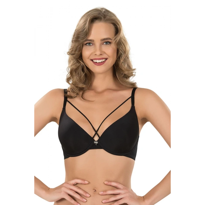 Dekolte Detaylı Desteksiz Tshırt Sütyen Scm-2103