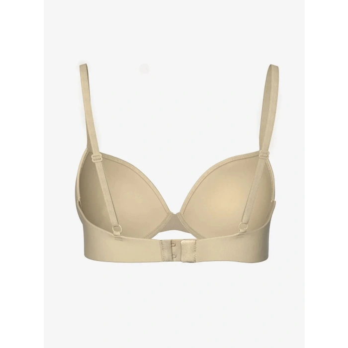 SCM LINGERIE TEN RENGİ Balenli Dolgusuz Düz Tişört Sütyen