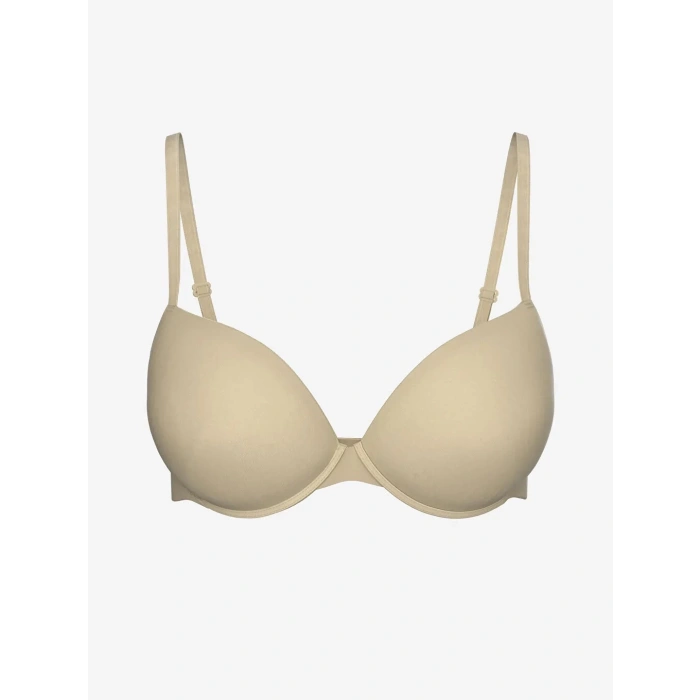 SCM LINGERIE TEN RENGİ Balenli Dolgusuz Düz Tişört Sütyen