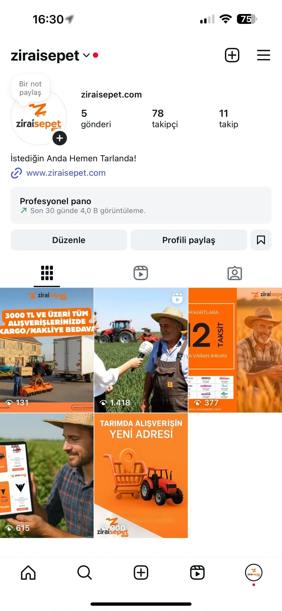 ZiraiSepet Instagram