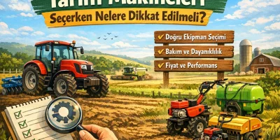 Tarım Makinesi Seçerken Nelere Dikkat Edilmelidir ?