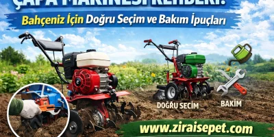 Çapa Makinesi Rehberi: Bahçeniz İçin Doğru Seçim ve Bakım İpuçları