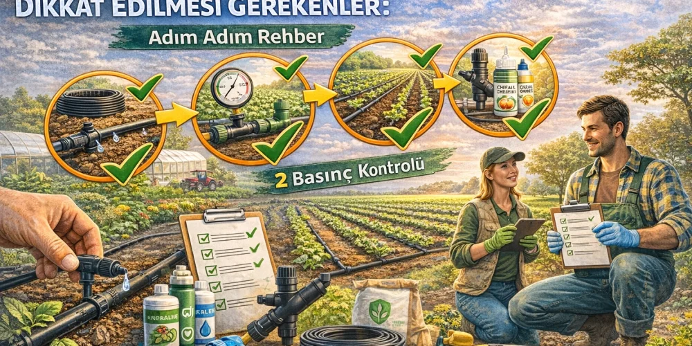 Damla Sulama Sistemi Kurarken Dikkat Edilmesi Gerekenler: Adım Adım Rehber