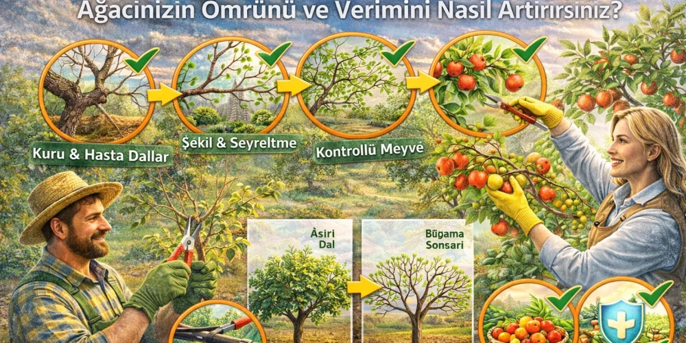 Budama Teknikleri: Ağacınızın Ömrünü ve Verimini Nasıl Artırırsınız?
