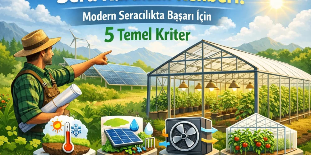 Sera Kurulum Rehberi: Modern Seracılıkta Başarı İçin 5 Temel Kriter