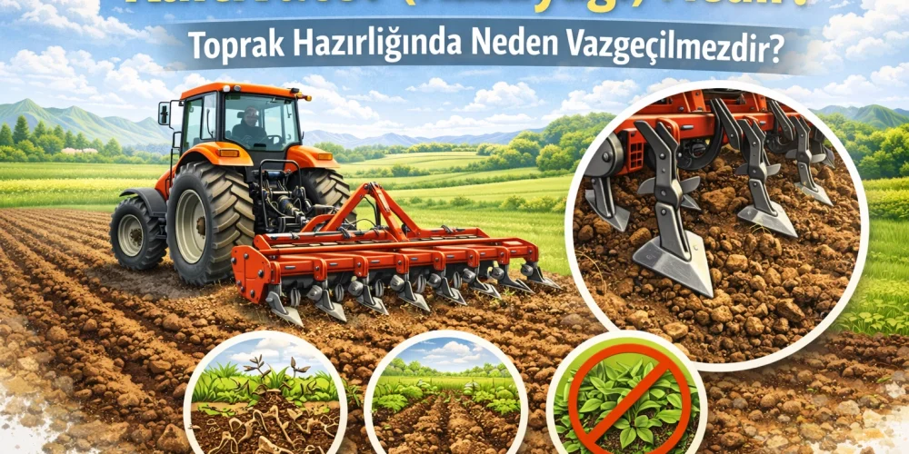 Kültivatör (Kazayağı) Nedir? Toprak Hazırlığında Neden Vazgeçilmezdir?