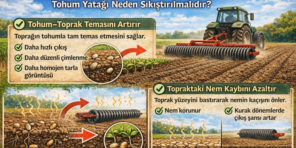 Merdane (Tapan) Ne İşe Yarar? Tohum Yatağı Neden Sıkıştırılmalıdır?