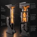 Ziraisepet Mini Flame Pelet Soba