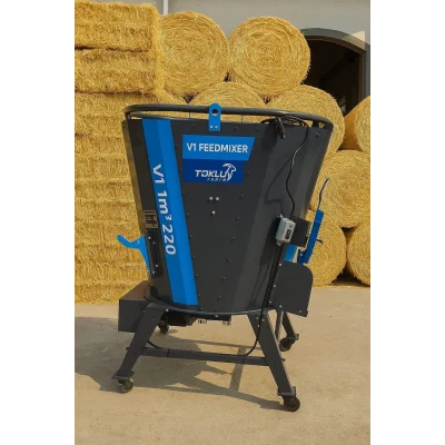 Toklu Dikey Yem Karma Makinesi 220V (ev elektriği ile çalışır)