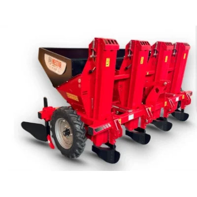 PDO 4N Dört Sıralı Yarım Otomatik Patates Ekim Makinası (lastik bantlı)